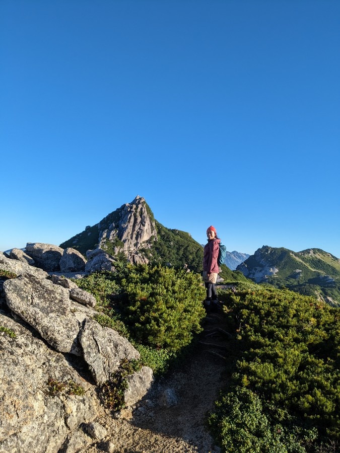 烏帽子岳前🌱