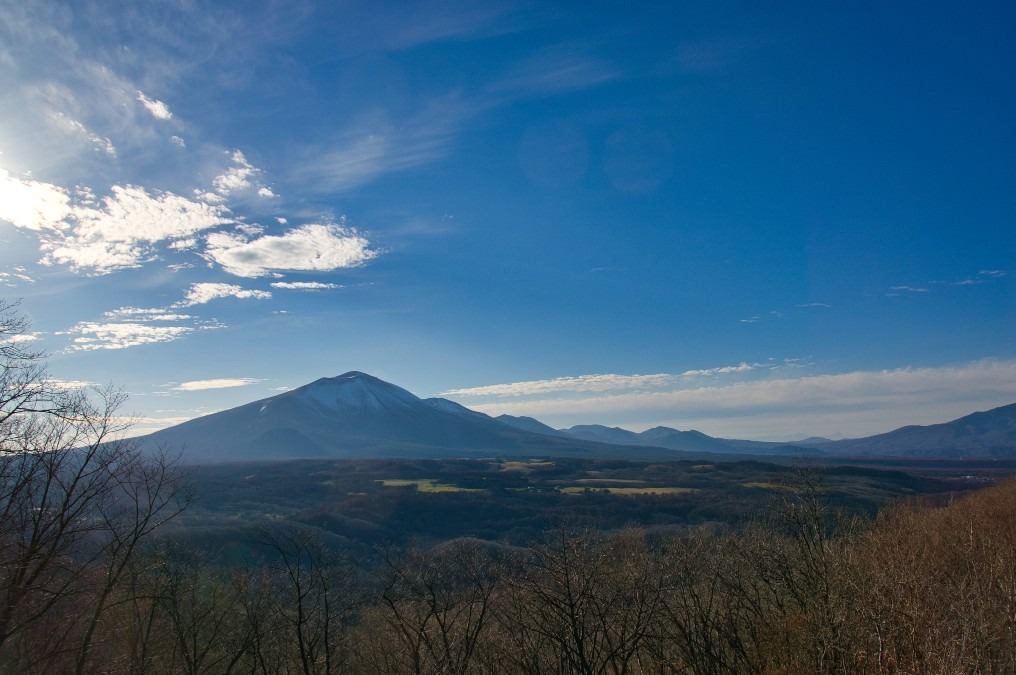 鼻曲山（二度上峠から浅間山）