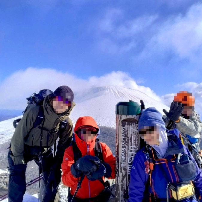 50s「本日天気晴朗ナレドモ風ツヨシ」浅間エリア 黒斑山　2024/1/27