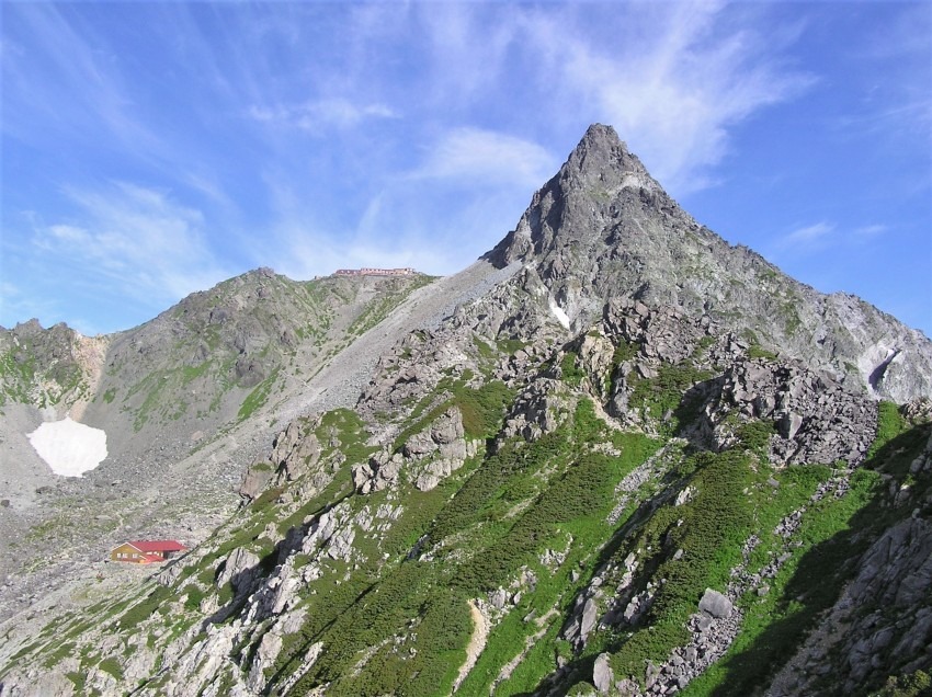 北アルプス槍ヶ岳を目指す夏山登山教室です