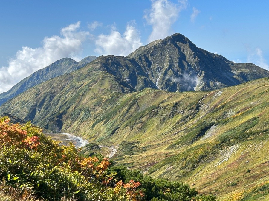 秋の始めの立山