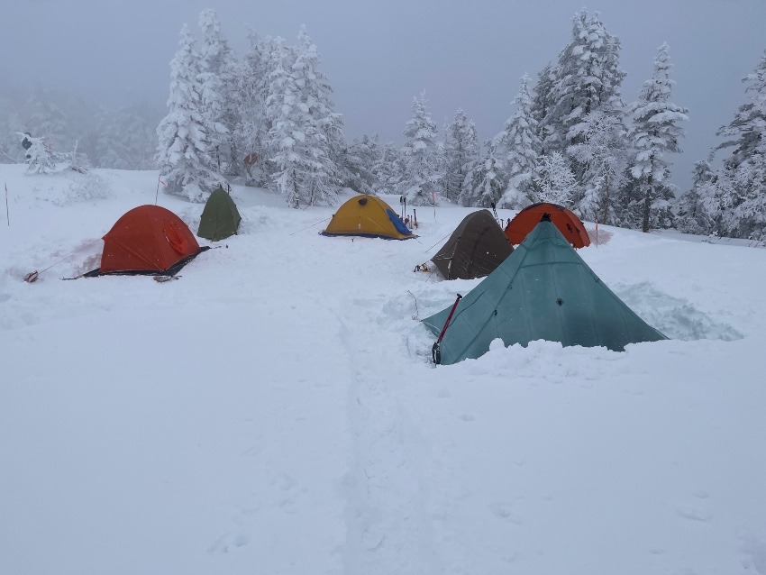 12/27-28 北アルプス　雪山テント泊がメイン山行(天候悪化により取りやめ)