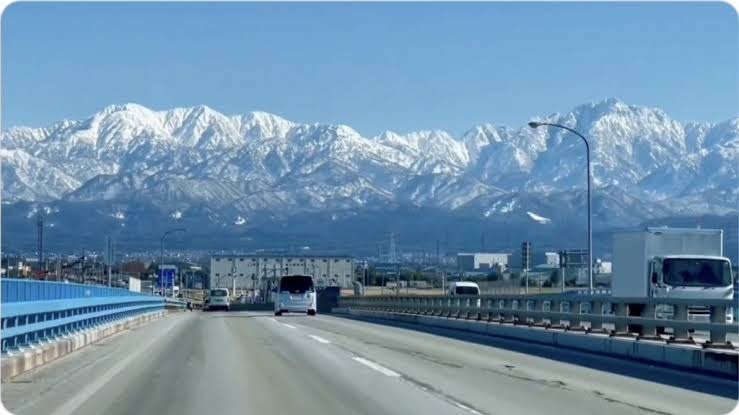 冬の立山連峰