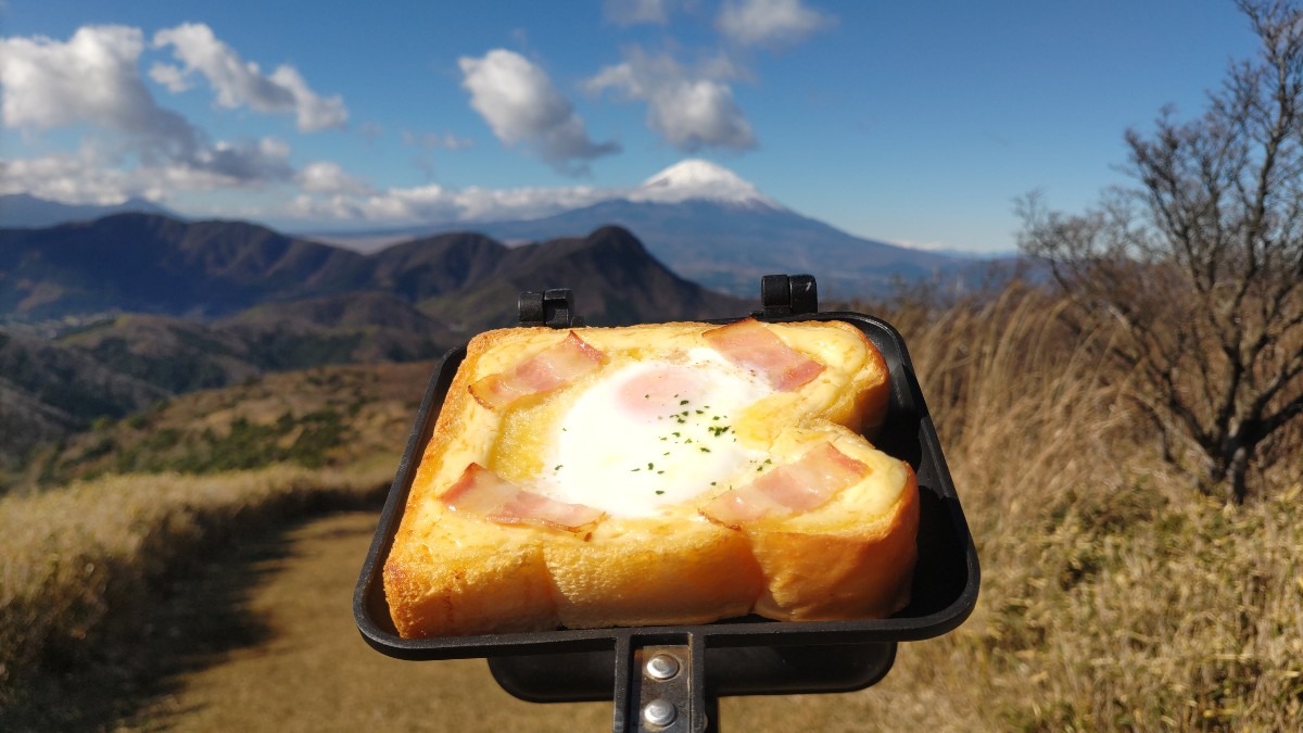 久々にホットサンド食べました!😆