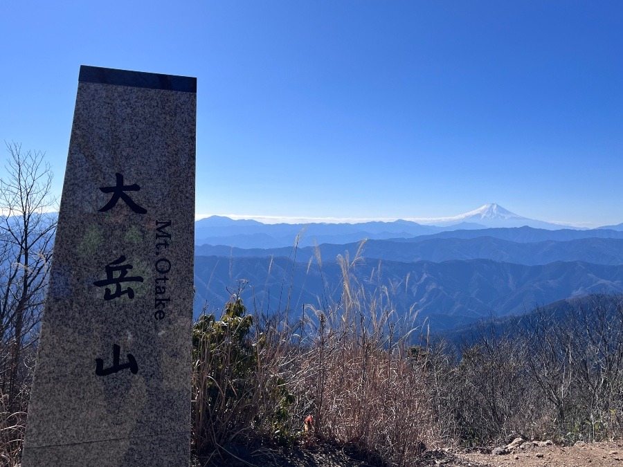 1月18日　御岳山・大岳山