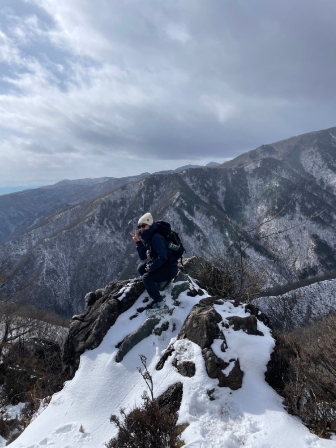 平日雪山登山