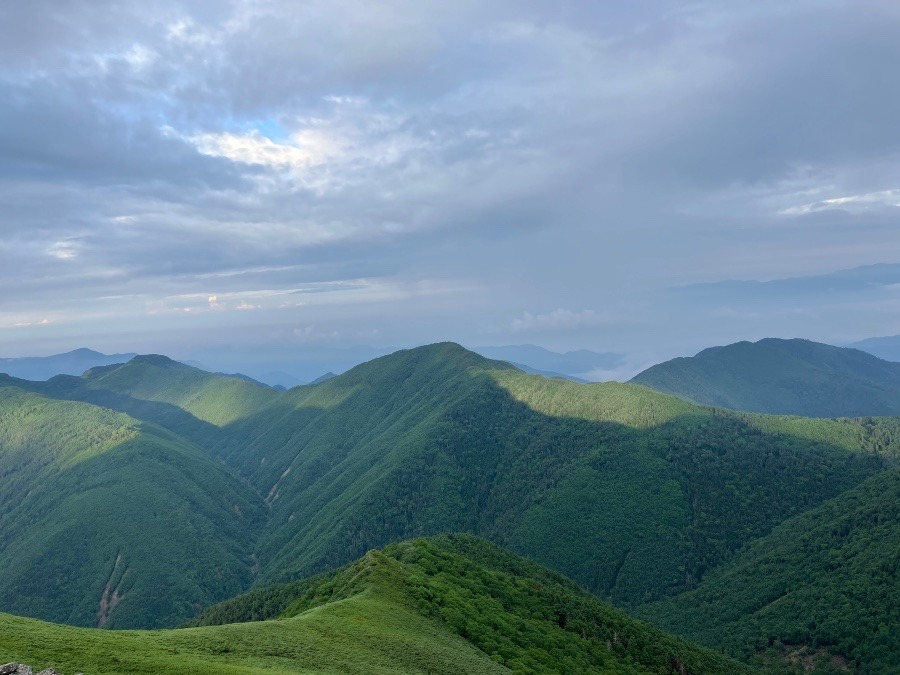 影塩見岳