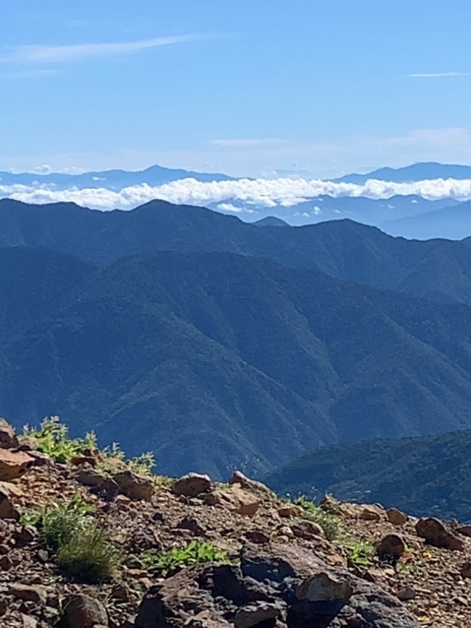 白山でご来光
