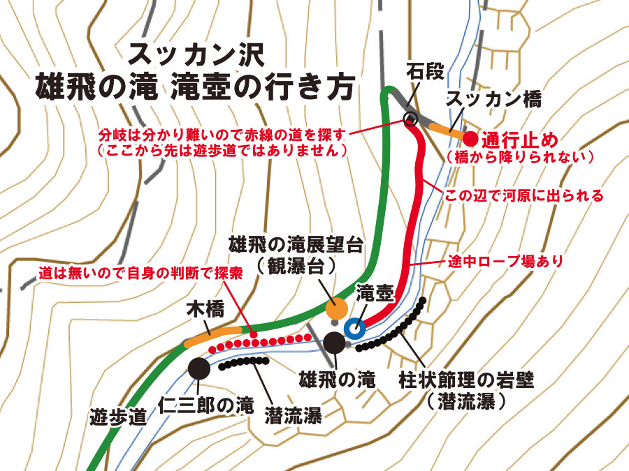 雄飛の滝の行き方
