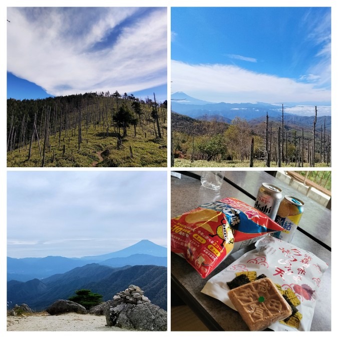 すずらん昆虫館-牛奥ノ雁ヶ腹摺山-白谷ノ丸-湯ノ沢峠-天目山温泉♨