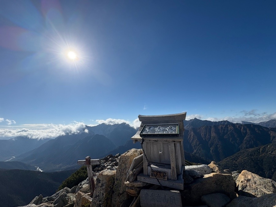 三俣から常念岳
