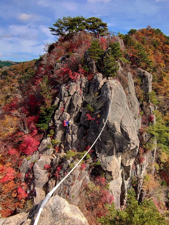 紅葉の二ツ箭山