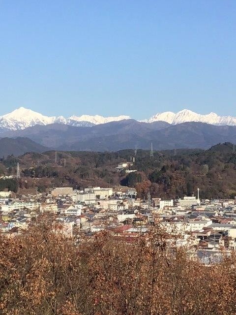 北アルプスと高山市