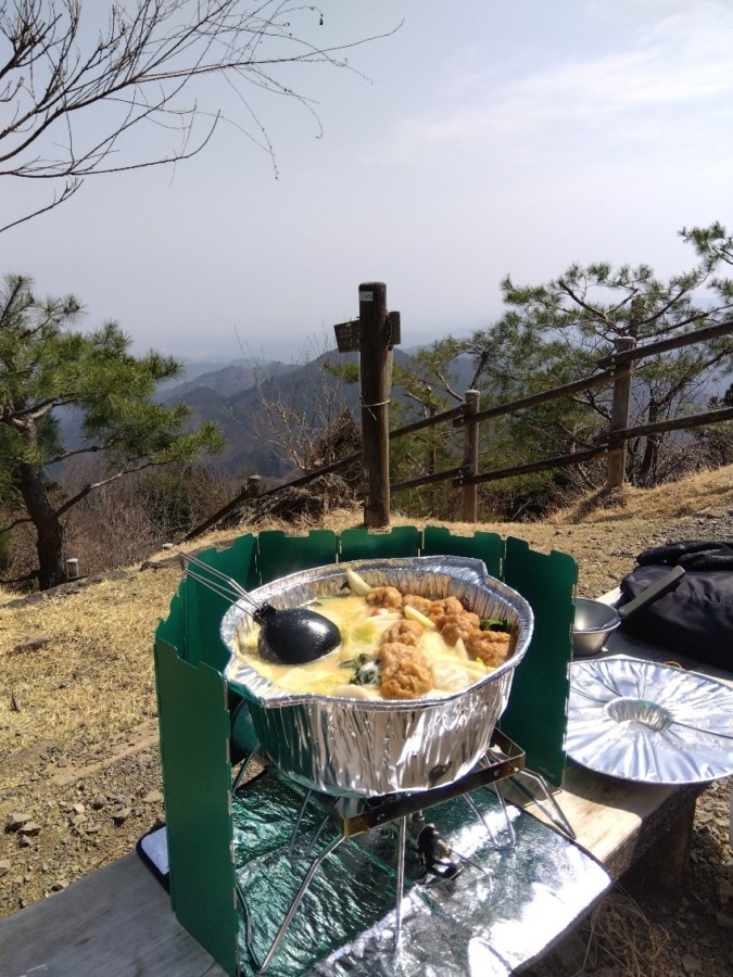 1月15日蕨山で鍋