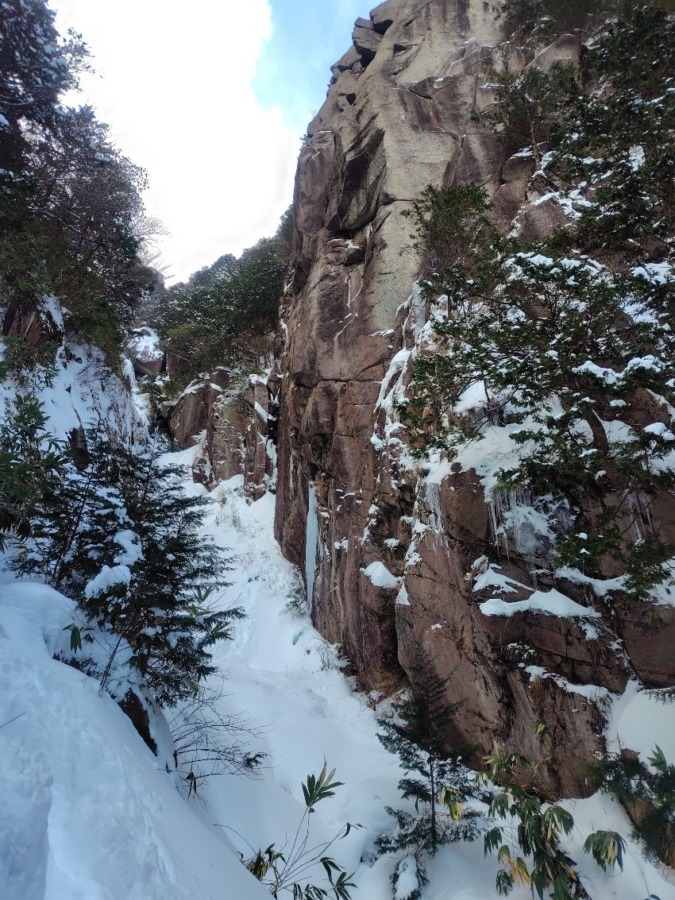 2月4日(水)御在所岳 藤内沢