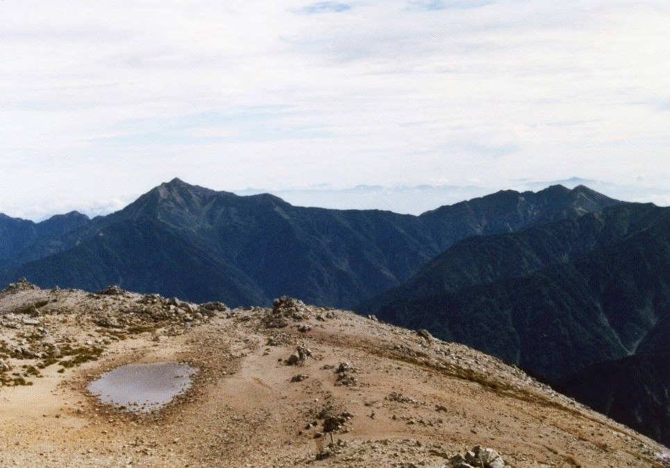 鹿島槍ヶ岳と爺ヶ岳