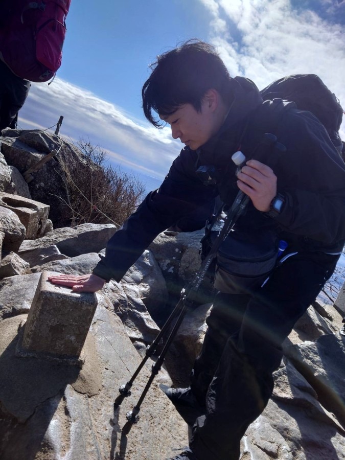 筑波山で体力づくり