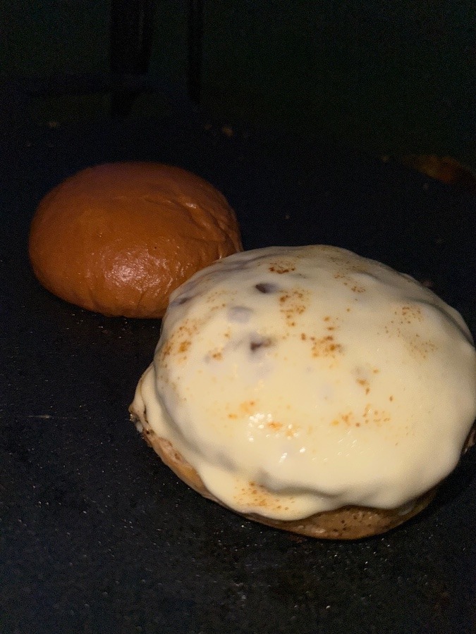 手作りパテのハンバーガー