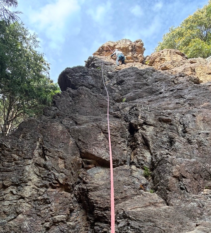 日和田山の男岩