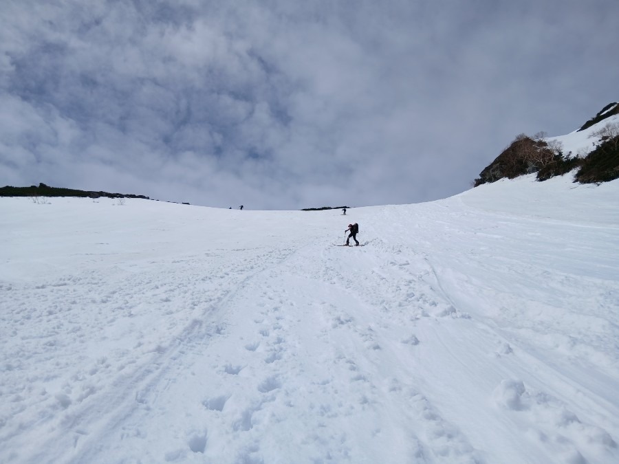 針ノ木岳ヤマクボ沢