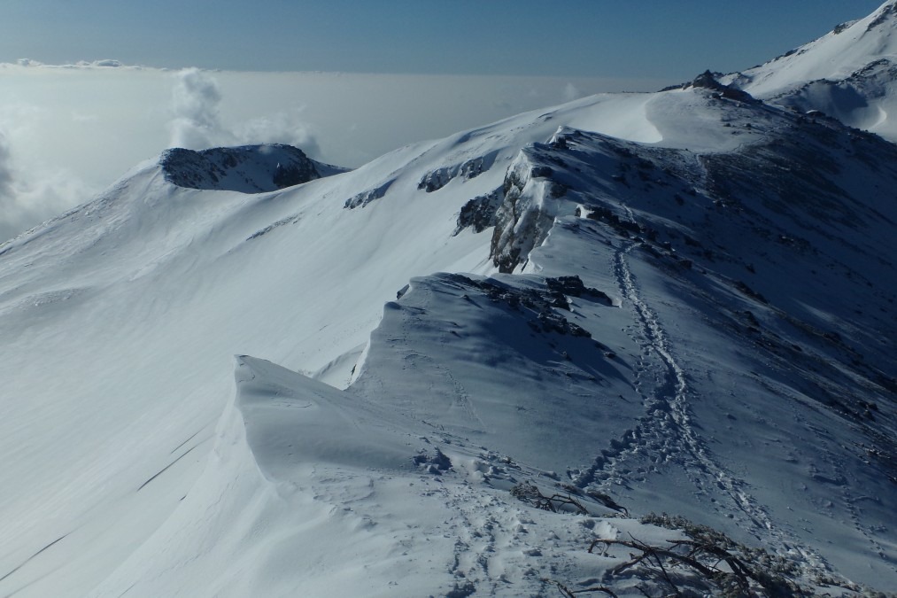 継子岳から五ノ池に向かう途中