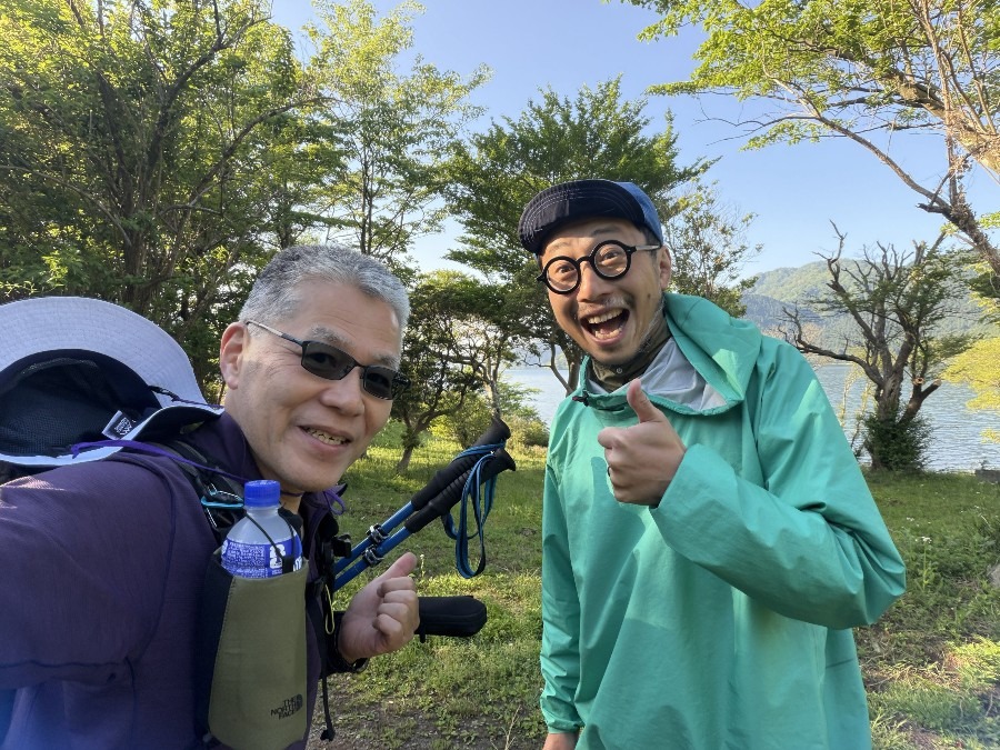 箱根外輪山一周中のキャンプ場にて