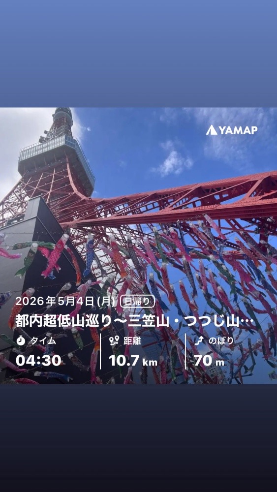 都内超低山巡り🏔️