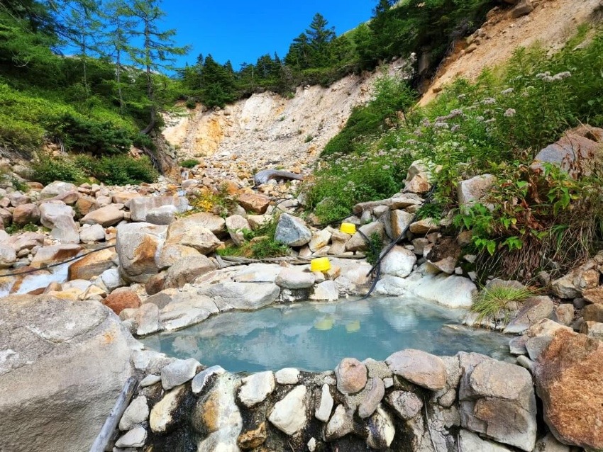 風呂の日に行く🐥 ̖́-北アルプスの秘湯♨️高天原温泉