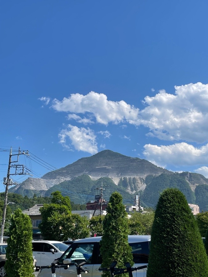 憧れの武甲山