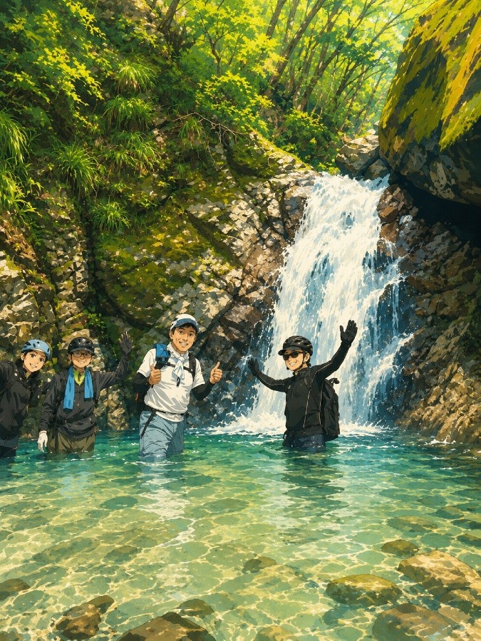 モノクボ沢登り